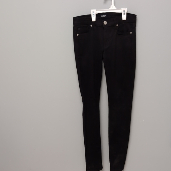 Hudson Jeans Krista Super Skinny Black Denim Jeans Size 26 NWT - Picture 1 of 11